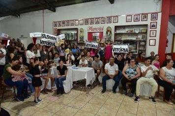 Foto - Eleitas as soberanas da 9ª Expocelb de Coronel Barros durante cerimônia no Clube Ipiranga