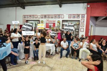 Foto - Eleitas as soberanas da 9ª Expocelb de Coronel Barros durante cerimônia no Clube Ipiranga