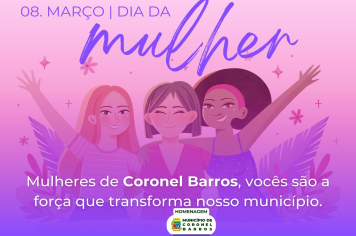 08 de março – Dia Internacional da Mulher