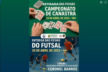 Atenção, atletas e competidores!