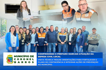 Visita da 5ª Coordenadoria Regional de Proteção e Defesa Civil (CREPDEC)