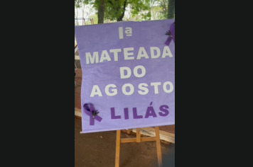 Coronel Barros realiza 1ª Mateada do Agosto Lilás com grande participação da comunidade