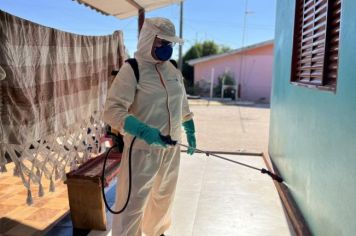 Coronel Barros Intensifica Combate ao Aedes aegypti com Borrifação Residual Intradomiciliar