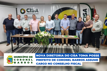 Nova diretoria do CISA toma posse; Prefeito de Coronel Barros assume cargo no Conselho Fiscal
