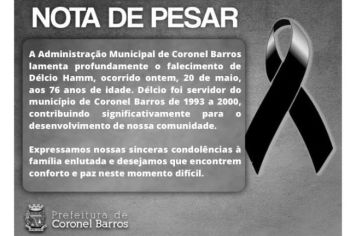 NOTA DE PESAR