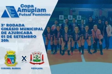 Município de Coronel Barros na Copa AMUPLAM de Futsal Feminino