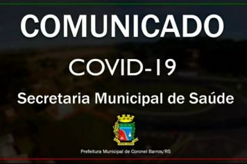 COMUNICADO: Prefeitura suspende segunda dose da Coronavac por falta de imunizantes
