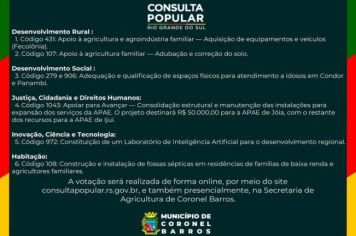 Consulta Popular do Rio Grande do Sul 2024: Cidadãos poderão definir prioridades regionais