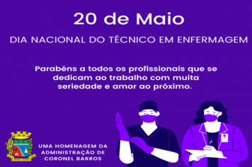 Homenagem ao Técnico em Enfermagem