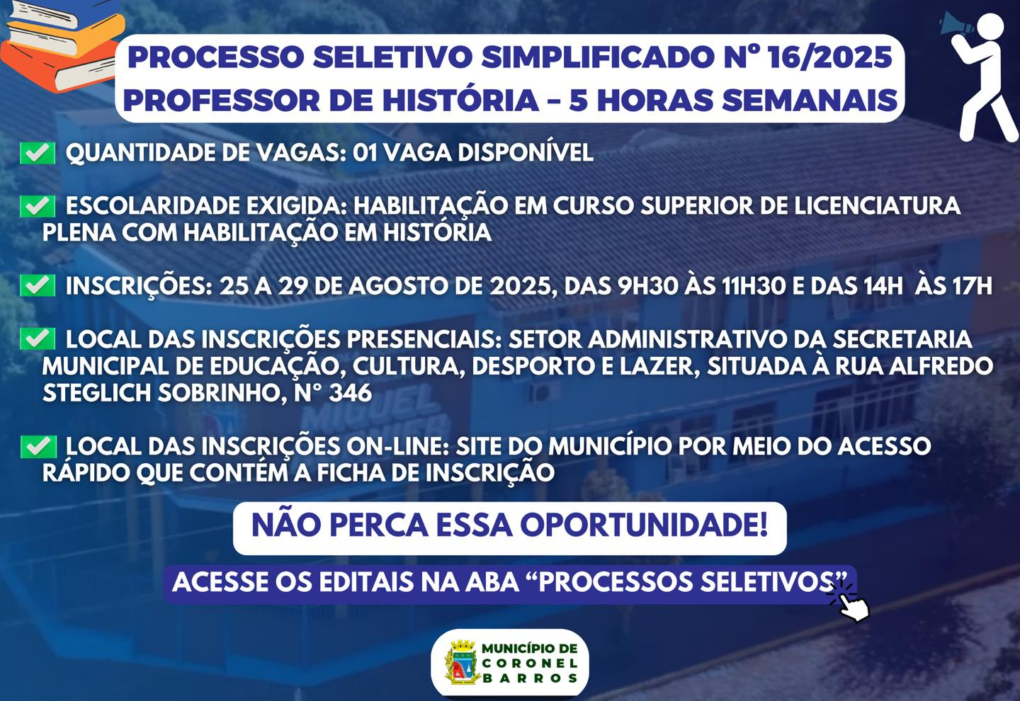 Processo Seletivo Simplificado Nº 16/2025